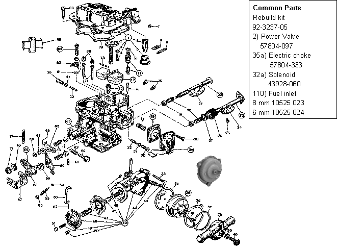 Weber Idf Jetting Chart